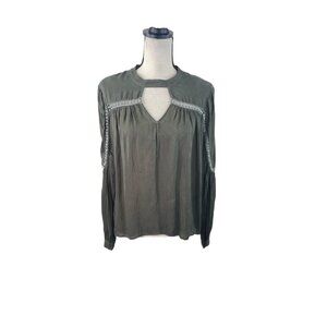 Boho Peasant Renaissance Prairie Cottagecore Neutral Blouse Top